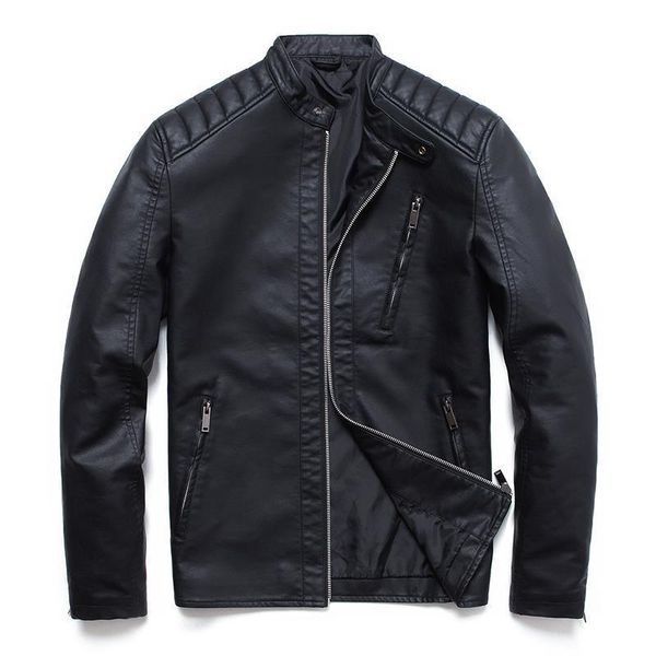 

leather jacket plus size 5xl motorcycle autumn black blue mens coats faux leather jackets men clothigng pu jacket,za317
