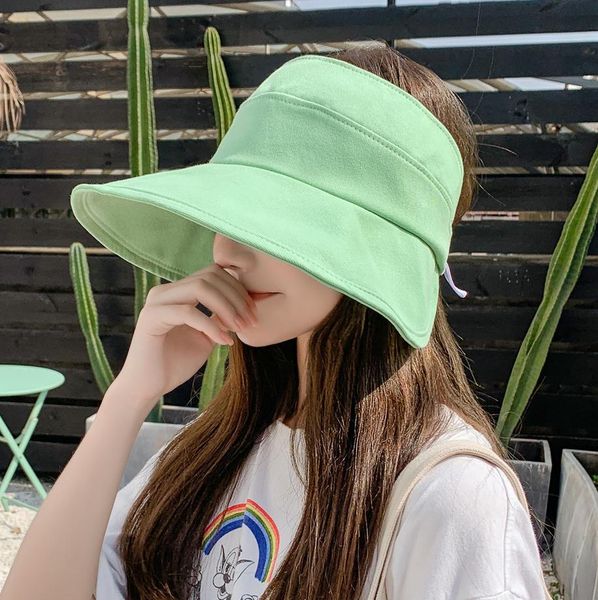 

шляпа cokk женщины защита солнца складные пустые лучшие летние шляпы для женщин сплошной мягкой моды sunhat открытый спортивный крышка пляжн, Blue;gray