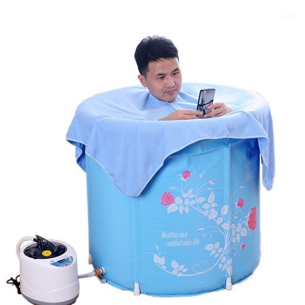 

bathing tubs & seats inflatable bath tank, sauna box, household sweat steaming room1