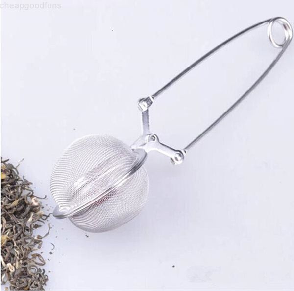 

stainless handle creative new steel tea with bag spoon mesh ball infuser strainers teakettles kitchen tools