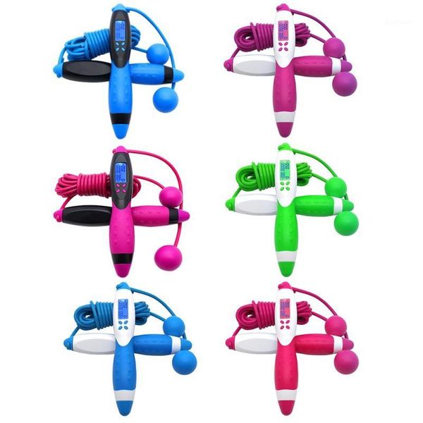 

jump ropes 1pc strong skipping rope smart electronic digital skip calorie consumption professional fitness body building exercis1