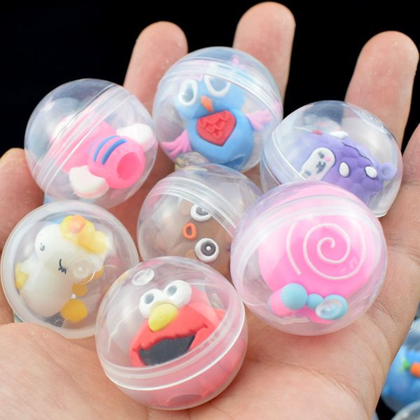 

The Christmas Toy 32mm Capsule Toys Mini Size Cartoon Figures Dolls Inside Model Toys Party Supplies Baby Gifts Multi Styles