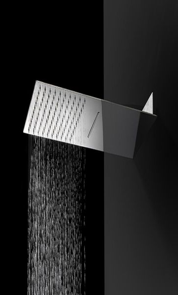 

langyo прямоугольник ванная комната из нержавеющей стали ультра тонкий душ душевая душ хромированная верхняя опрыскиватель высоте