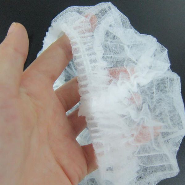 

10pcs non woven disposable shower caps dust hat women men bath caps for spa beauty salon bathroom bonnets l accessories hair h jllmct