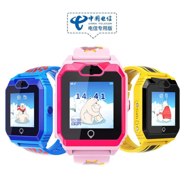 

telecom version positioning children's smart telephone watch ip67 waterproof touch screen student mobile