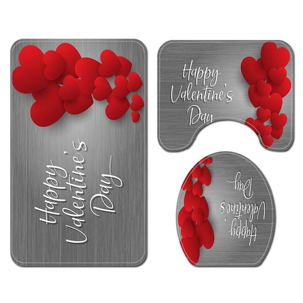 

bath mats 3 piece romantic bathroom mat contour rug set soft toilet lid cover