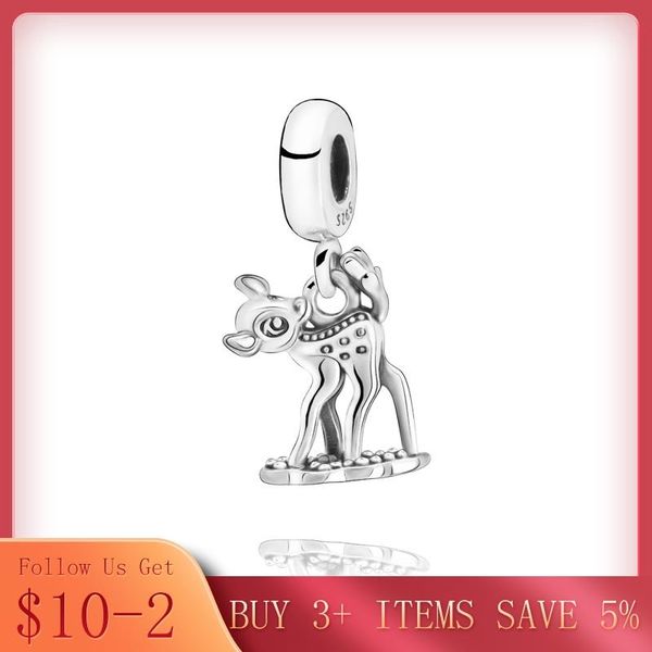 

codedog 100% real 925 sterling silver bambi и puppy fit оригинал m braceletbangle создание моды diy ювелирных изделий для женщин bbyjgs lady
