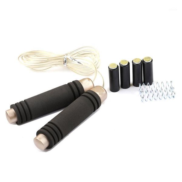 

jump ropes steel wire rope skipping with 2 iron bar loaded bearing jumping for boxing gym fitness training1