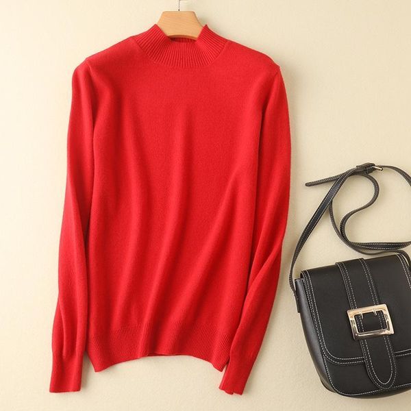 

2021 half oneck lungs women and shirt 100% malory leaf jumpers ladies 14 colors soft new fashion clothes aneo, White;black