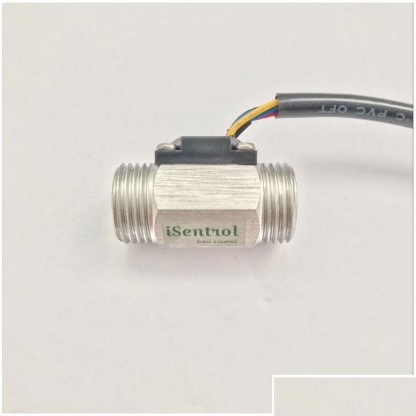 

uss-hs21tit stainless steel 304 hall effect water flow sensor 1-30l/m g1/2" turbine flowmeter for dosage con jllqhw dh_garden