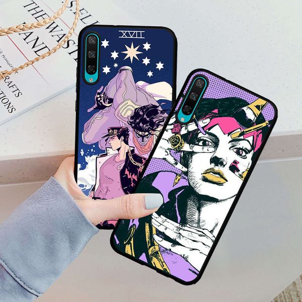 

jojo 39 strange adventure animation mobile phone case huawei honor 8lite 8a 8x 8c 8s 9x pro 9 10 lite 20 pro v20 10i 20ivfe1