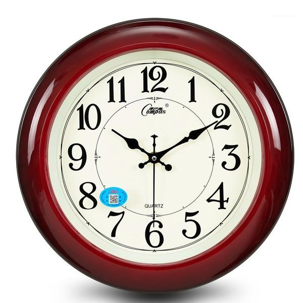 

wall clocks silent 3d clock creative large living room vintage imitation wood quartz kitchen mechanism montre murale decor sc0301