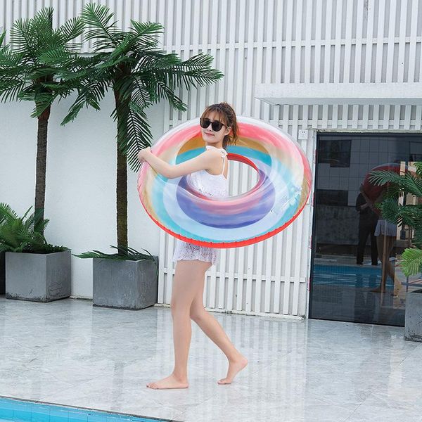 

inflatable swimming ring 120cm pool floating circle woman giant pool circle beach party water play toys jllxpm yeah2010