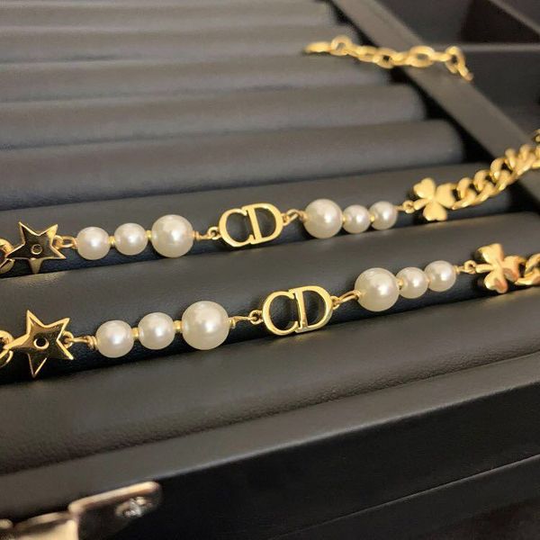 

family's new letter two piece bracelet, Golden;silver