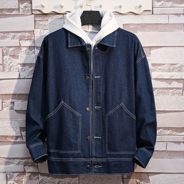 

and winter denim jacket korean ins trend loose clothes men's autumn new 2020, Black;brown