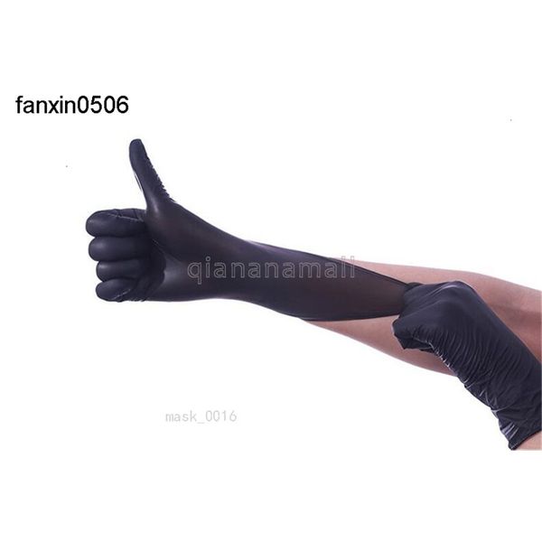 

household brand intco cleaning disposable white washing pvc laboratory nail 100pcs art tattoo static gloves e2up