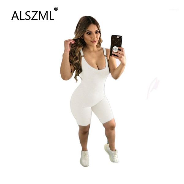 

young party women fashion u neck backless skinny jumpsuits tight club party lady fashion bodysuits1, Black;white