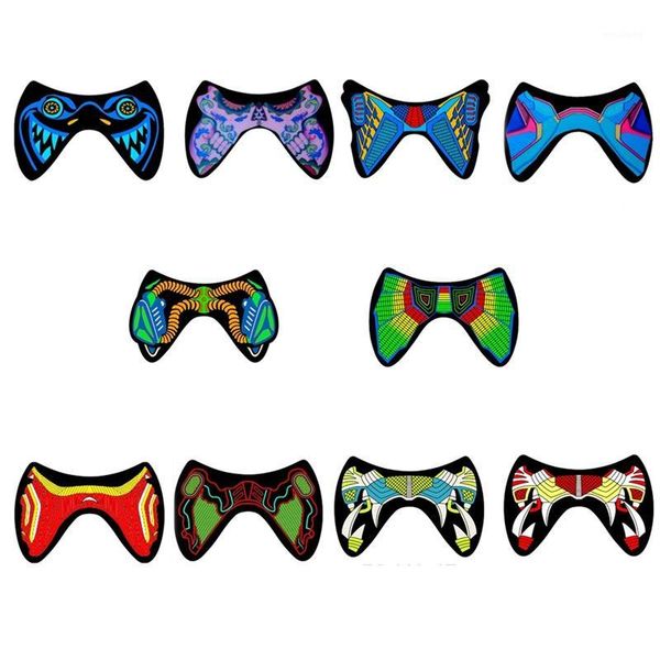 

party masks cool led luminous flashing half face mask event light up dance halloween cosplay waterproof character1