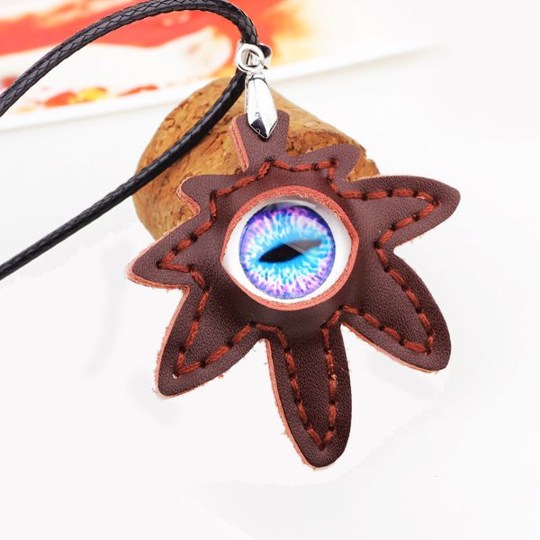 

yiwu pendant maple leaf necklace time necklace, Silver