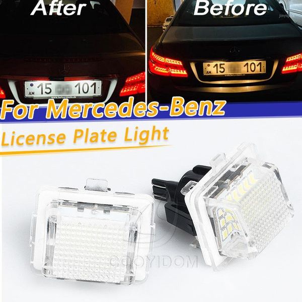 

emergency lights cooyidom led license plate for w204 5d w212 w216 w221 bulb white no hyper flash 12v canbus error1