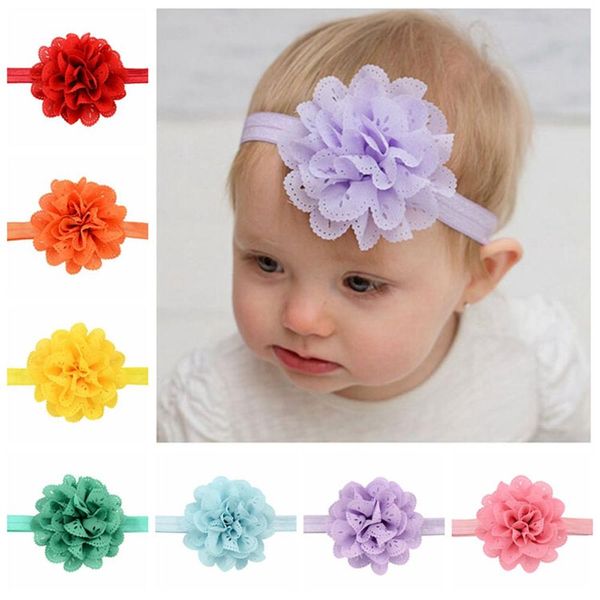 

16pcs/lot summer style newborn hair accessories hair bands headband princess fabric flowers headband elastic hairband 579 q sqcbyh