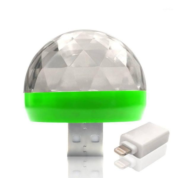 

usb led multifunction ambient light mini light color changing otg music sound lamp decorative lights for auto1