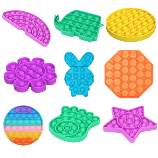 

kids learning intelligence toys push bubble squeeze sensory toy fidget decompression autism stress reliever toys for kids adults