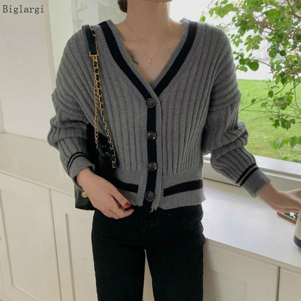 

autumn winter knitted cardigan coat sweater women ladies casual cardigans korean mujer knitwear kardigan feminino 2020 new1, White