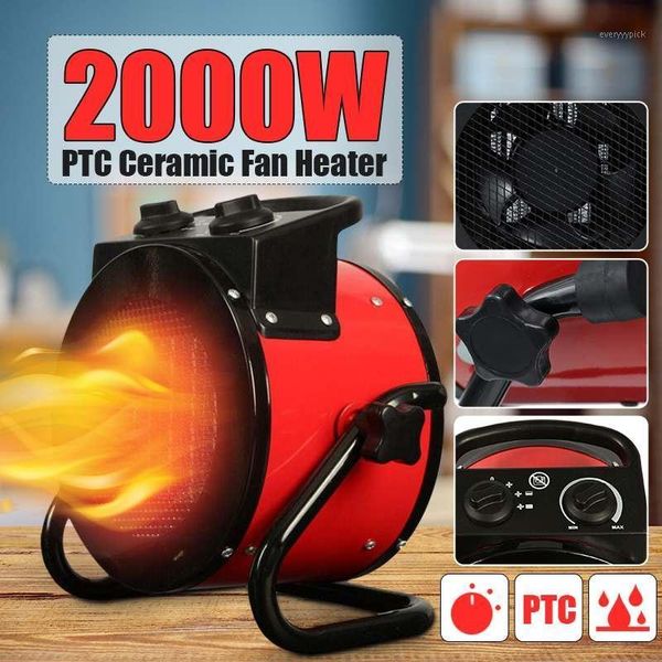 

portable electric waterproof ptc ceramic heating fan heater (power: 2000w)1