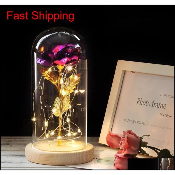 

beast a glass rose medium the dome on valentines for and base gifts in beauty gift red day w qylwcy pets2010