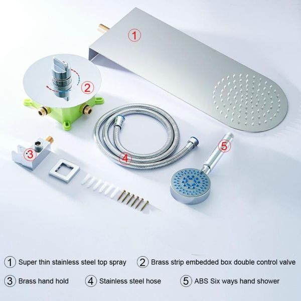 

becola new design chrome shower set wall mounted and cold water shower faucet kit shower head b y1001 wmthfx