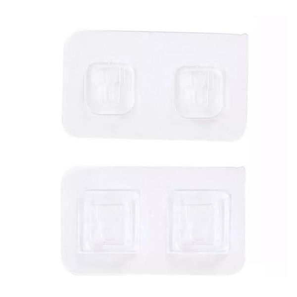 

double-sided adhesive hooks socket holder hook transparent hooks suction cup sucker wall storage holder bathroom adhes jllqnh