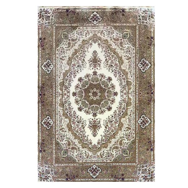 

6'x8.5' hand knotted silk carpets persian silk rugs oriental living room