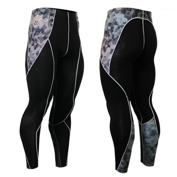 

men's pants compression running tights men slim fit sports leggings gym training jogging soccer trousers yoga bottoms1, Black