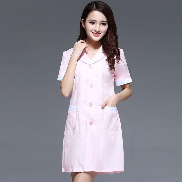 

aprons custom work clothes summer short sleeve professional suit apron women