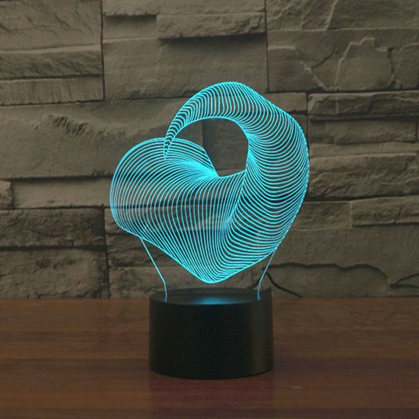 

2021 new 7 color changing led lighting table lamp for club living room bedroom yxui