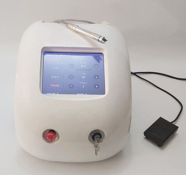 

factory price 980nm diode laser spider vein removal machine 980 diode vascular laser removal salon use beauty machines, Black