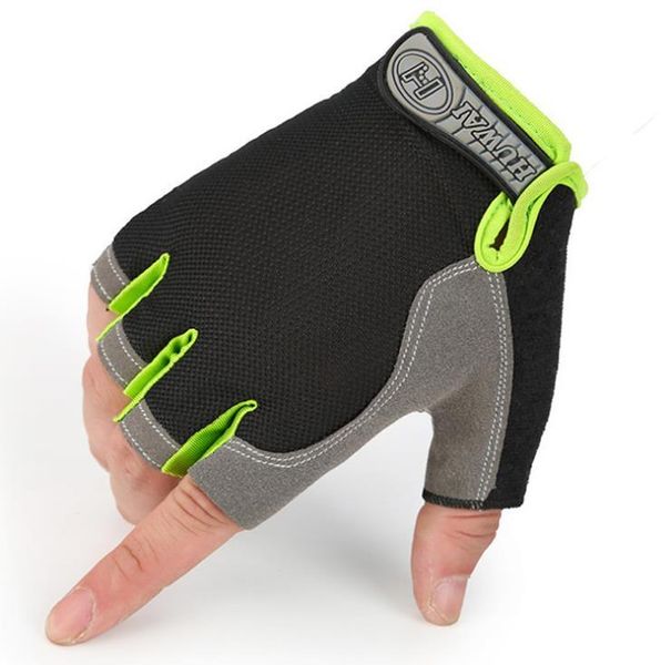 

factorylsxa2020 2 pcs/bag finger bike half breathable net non-slip dew mtb mountain road bicycle gloves sports cy