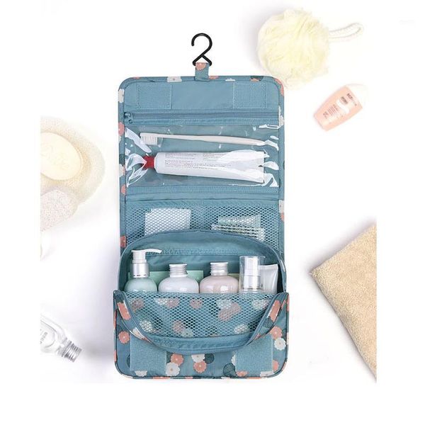 

fashion travel hanging cosmetic bag travel outdoor large capacity storage bag polyester cosmetic1