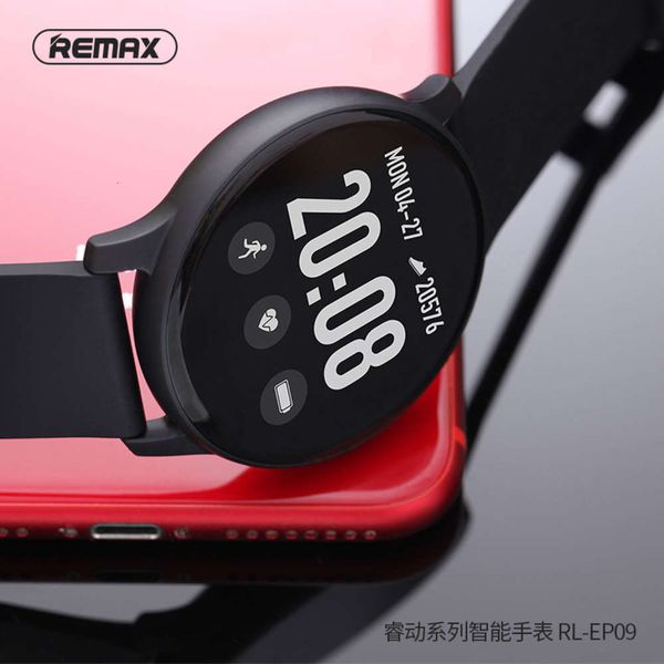 

remax ruiliang smart bluetooth touch screen waterproof blood prsure and heart rate multifunctional watch rl-e