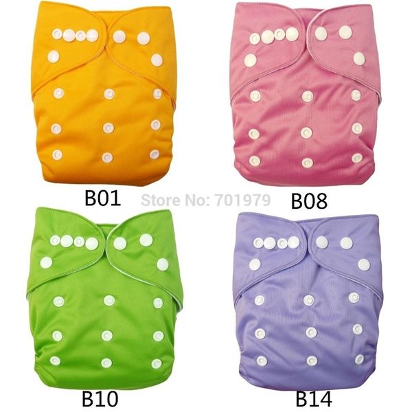

15 pieces/lot) 2020 alvababy solid color with cloth diapers baby with microfiber inserts lj201026