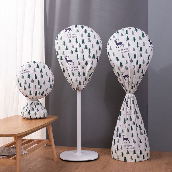 

cotton and linen fan cover dust floor-standing household all-inclusive electric fan dust cover round set floor