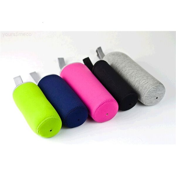 

bottle 550 neoprene ml glass water carrier holder sleeve candy with handle perfect for protection, sweat absorption