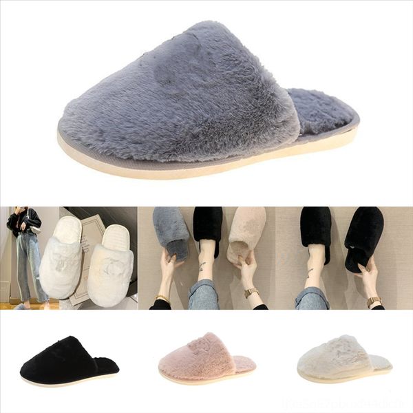 

p7sce winter shoes woman home slippers slippers women lady indoor floor shoes fur plush soft minion slipper stuff slipper cuddly fluffy, Black