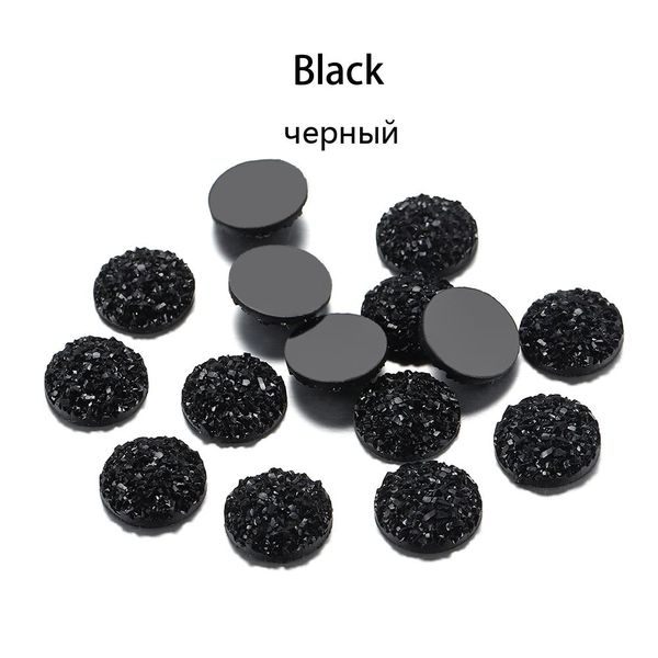 

30pcs / серия 12мм mix colors bumpy форма круглый смола кабошоны diy для подвески серьги эпоксидный изготовление ювелирных изделий нахождени