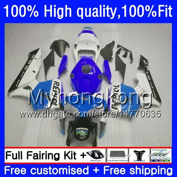 Injeção de OEM para Honda CBR600RR CBR 600 CC 600F5 600cc 05-06 48HM.295 CBR600 RR F5 05 06 CBR 600RR Repsol azul CBR600F5 2005 2006 Fairing