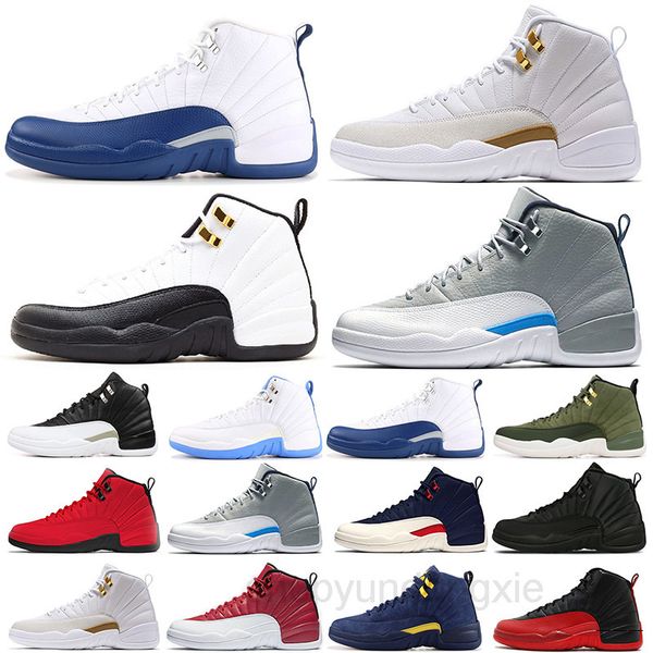 

mens 12 12s basketballs shoes reverse flu game royal dark concord gym red taxi white black grey outdoor boots sneakers university blue hj5t