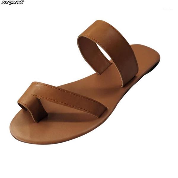 

sagace women's open toe comfort shoes open toe cross slippers flat slippers retro ladies flat flip-flops roman slides1, Black