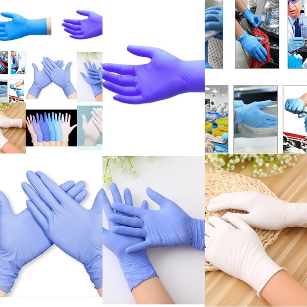 

cleaning factoryto6sdisposable protective nitrile food universal household garden gloves factory