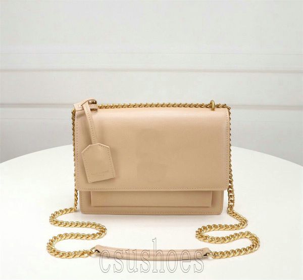 

sunset paris crossbody bags chain shoulder leather women handbags purses tote clutch bag toothpick pattern cowhide cross body 442906